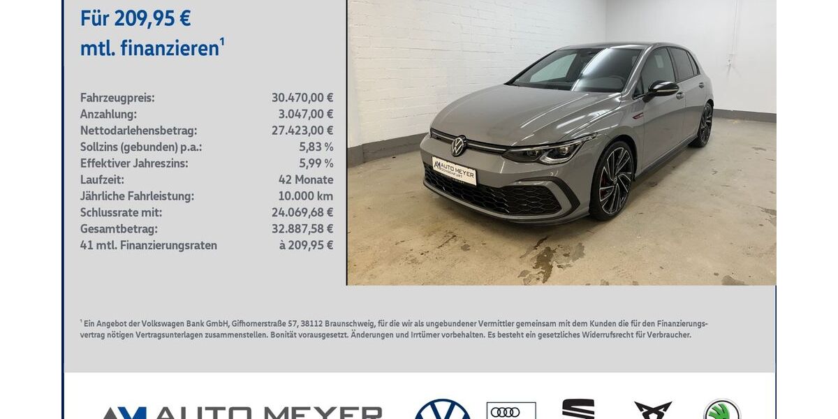 VW Golf 12.785 km 30.470 &euro; Reichenberg 97234