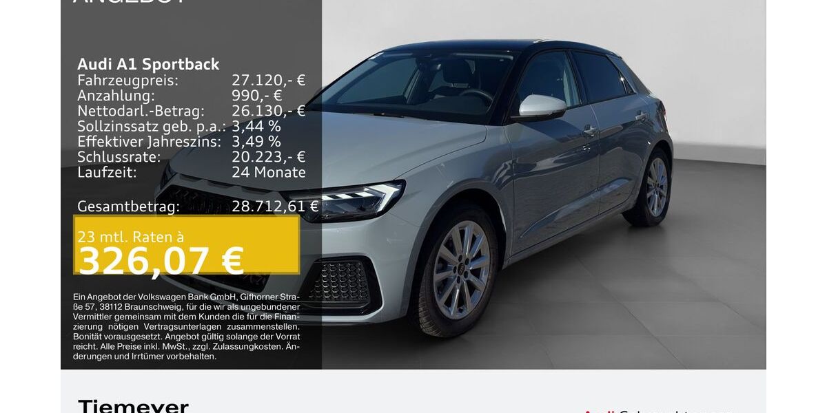 Audi A1 6.724 km 26.680 &euro; Lüdenscheid 58511