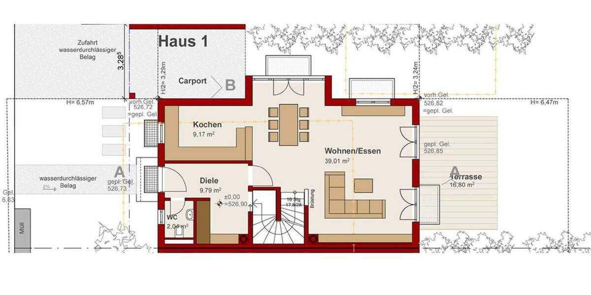 Doppelhaushälfte München Trudering-Riem - 5 Zimmer, 172 m&sup2;, 3.850&euro; | Angebot:25423408