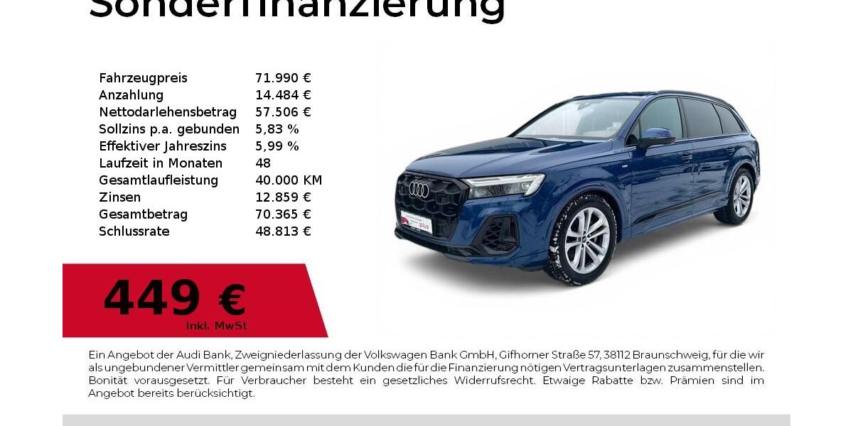 Audi Q7 21.199 km 71.990 &euro; Dessau-Roßlau 06844