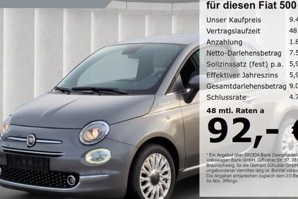 Fiat 500 89.887 km 9.480 &euro; Ruhstorf 94099