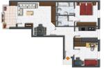 Etagenwohnung Bergisch Gladbach Frankenforst - 3 Zimmer, 155.000&euro; | Angebot:22230647