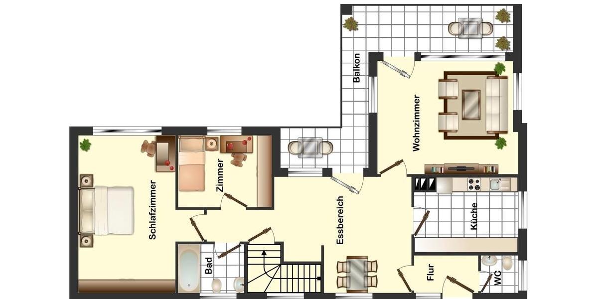 Einfamilienhaus Balingen - 6 Zimmer, 168 m&sup2;, 299.000&euro; | Angebot:26942203