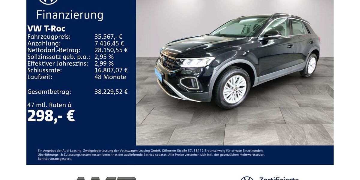 VW T-Roc 14.790 km 34.870 € Borna 04552