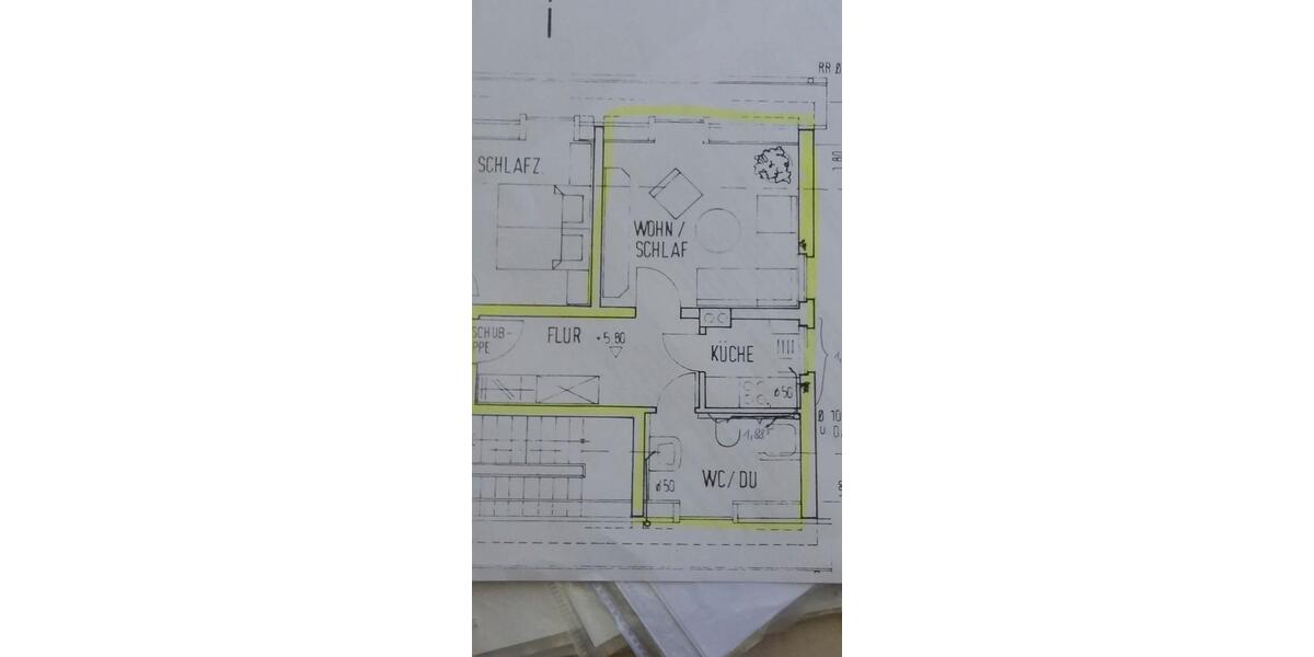 Dachgeschoßwohnung Kemnath - 1 Zimmer, 30 m&sup2;, 310&euro; | Angebot:26405846