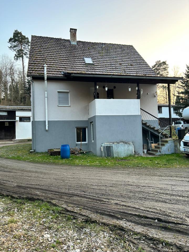 Großes Grundstück 2500qm Haus mit 2 Wohnungen Werkstatt Lager