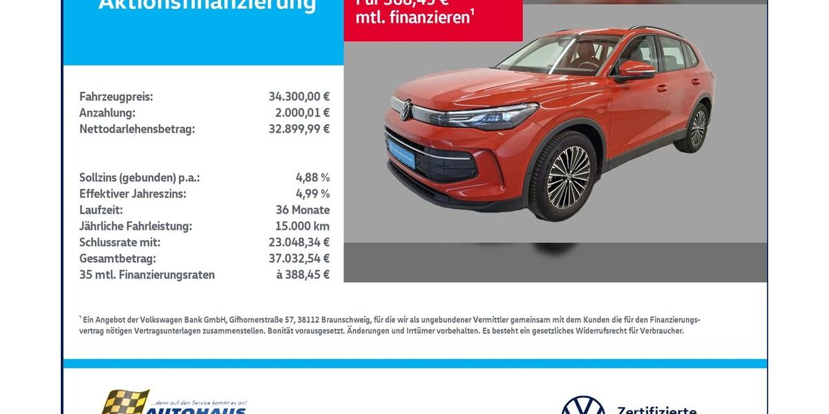 VW Tiguan 10.337 km 34.300 &euro; Wanzleben-Börde OT Hohendodeleben 39164