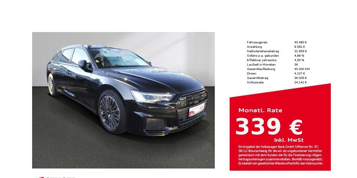 Audi A6 63.250 km 40.480 &euro; Lübeck 23556