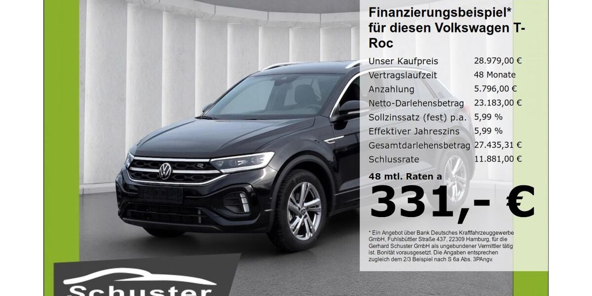 VW T-Roc 21.030 km 28.979 &euro; Ruhstorf 94099