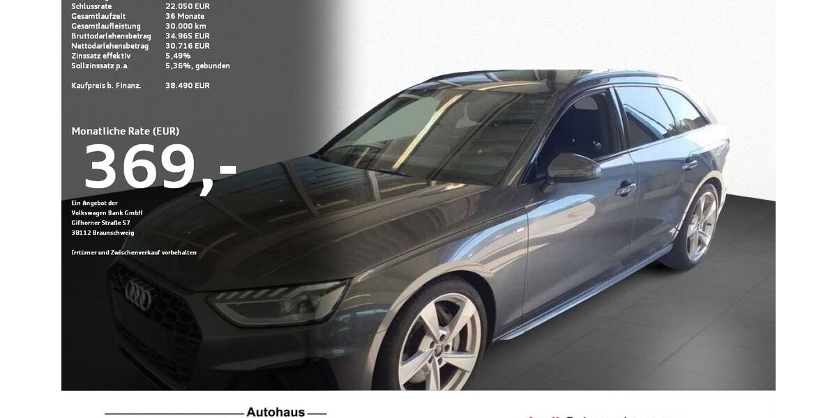 Audi A4 52.332 km 39.890 &euro; Ravensburg 88214