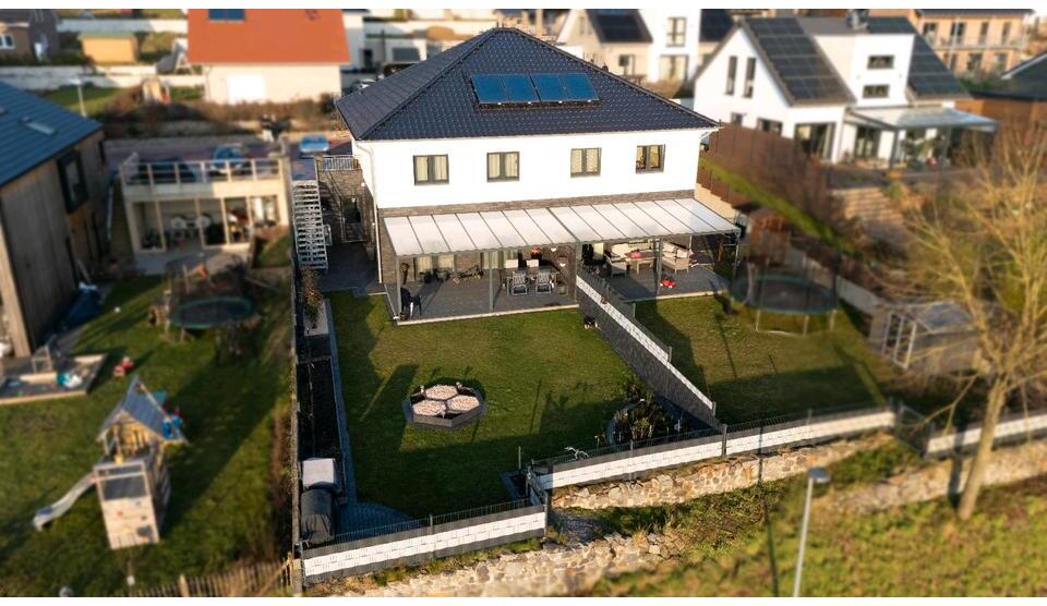 Ein Doppelhaus