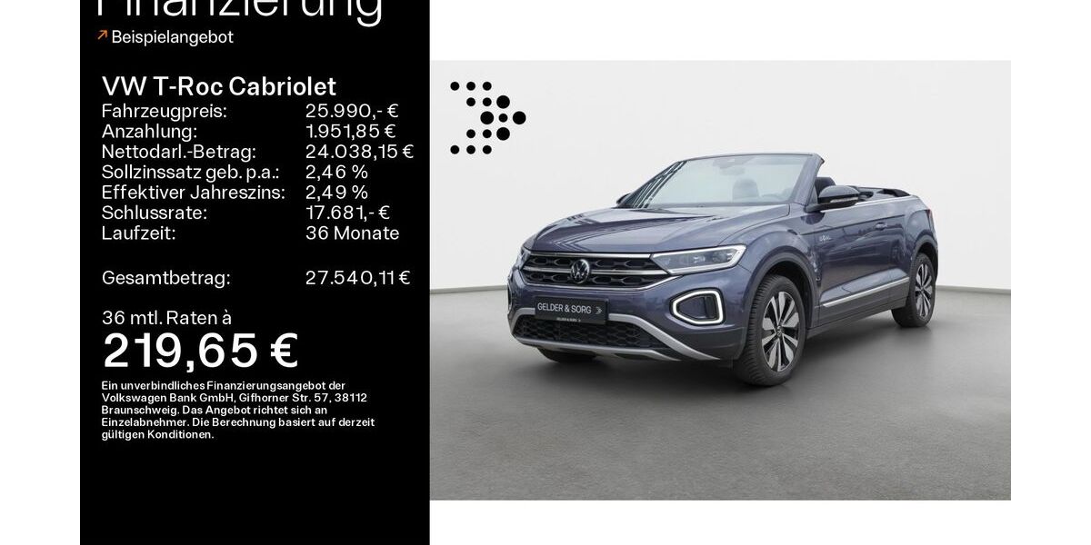 VW T-Roc 20.100 km 25.990 &euro; Coburg 96450