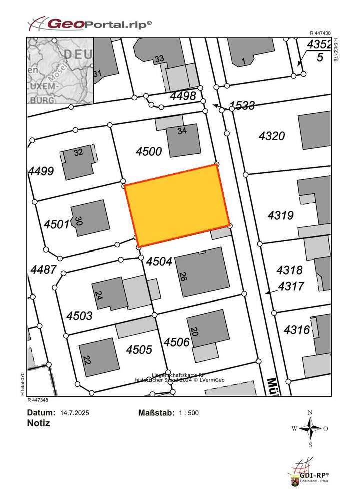 Grundstück zu verkaufen in Lustadt 299.000 € 523 m²
