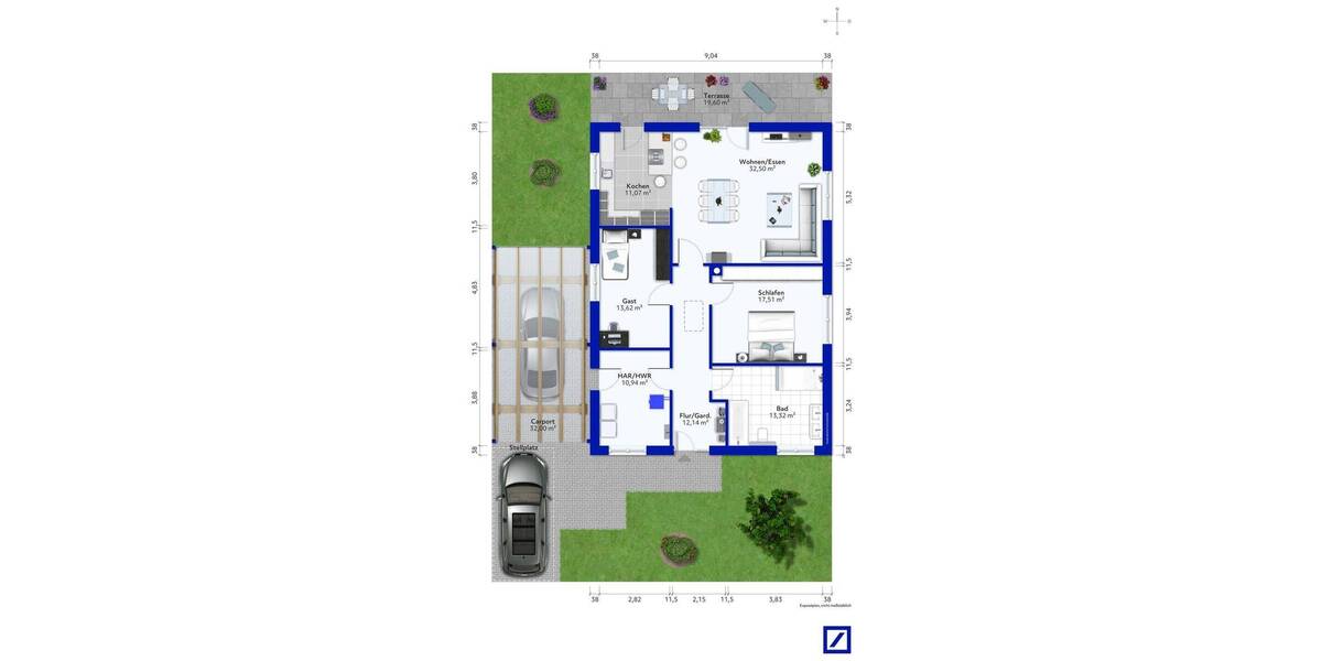 Einfamilienhaus Halberstadt - 3 Zimmer, 107 m&sup2;, 379.000&euro; | Angebot:25686134