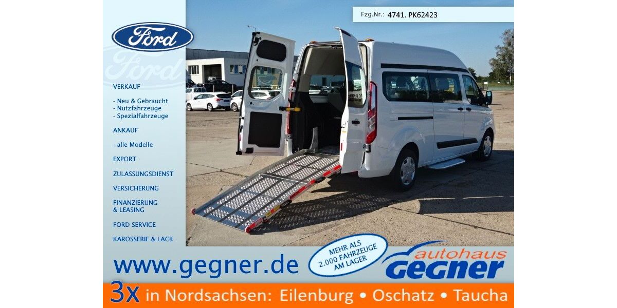 Ford Transit Custom 62 km 52.840 &euro; Eilenburg 04838
