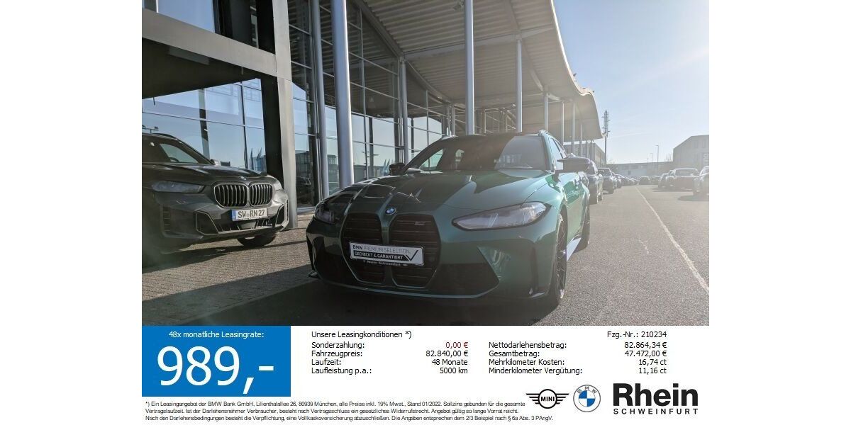 BMW M3 11.786 km 79.690 &euro; Schweinfurt 97424