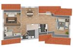 Dachgeschoßwohnung Rottenburg am Neckar - 3.5 Zimmer, 75 m&sup2;, 185.000&euro; | Angebot:26804440