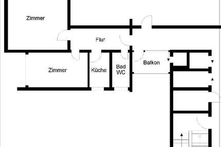 Wohnung Bremen Osterholz - 2 Zimmer, 61 m&sup2;, 496&euro; | Angebot:27166602
