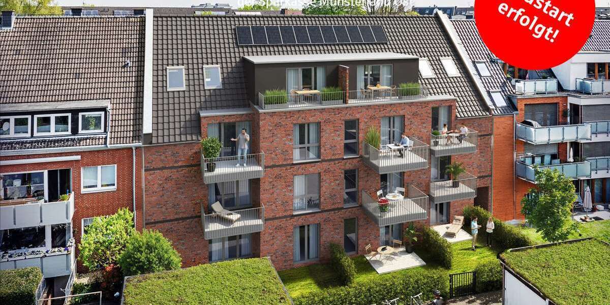 Etagenwohnung Münster Mitte-Nordost - 3 Zimmer, 79 m&sup2;, 615.000&euro; | Angebot:26685139