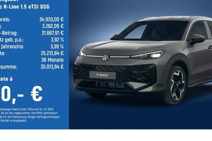 VW T-Roc 16.176 km 34.930 &euro; Hildesheim 31135