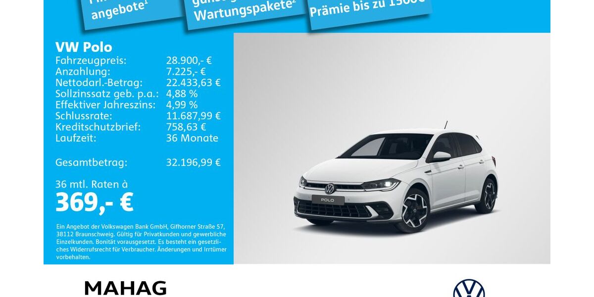 VW Polo 3.000 km 31.890 &euro; Ottobrunn 85521