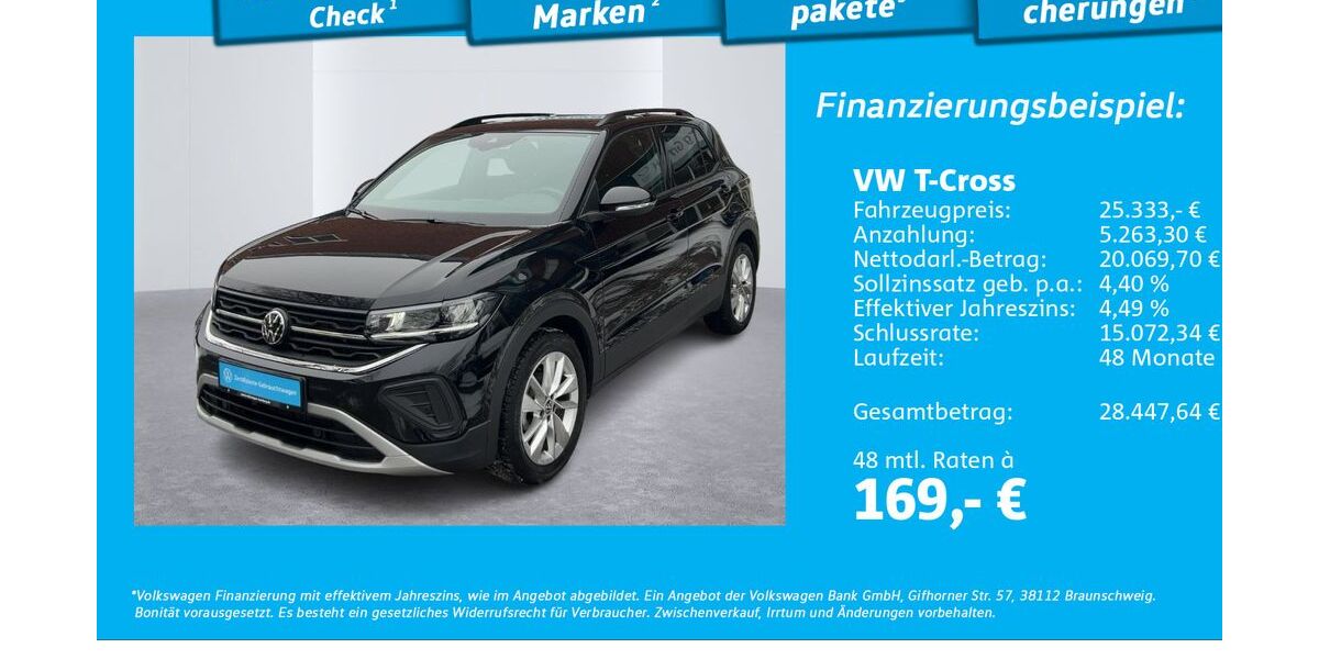 VW T-Cross 23.129 km 25.333 &euro; Hamburg 22303
