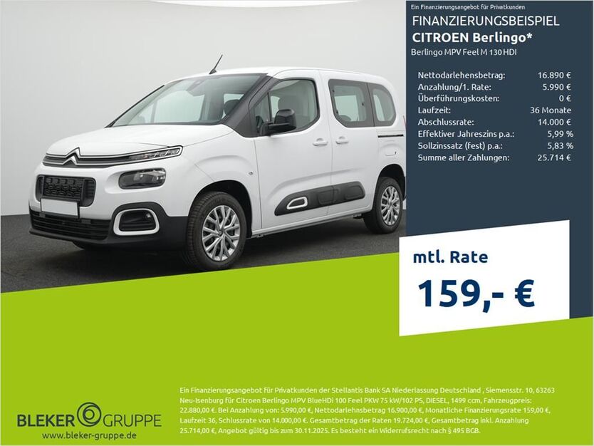 Citroen Berlingo 2.500 km 22.880 € Borken 46325