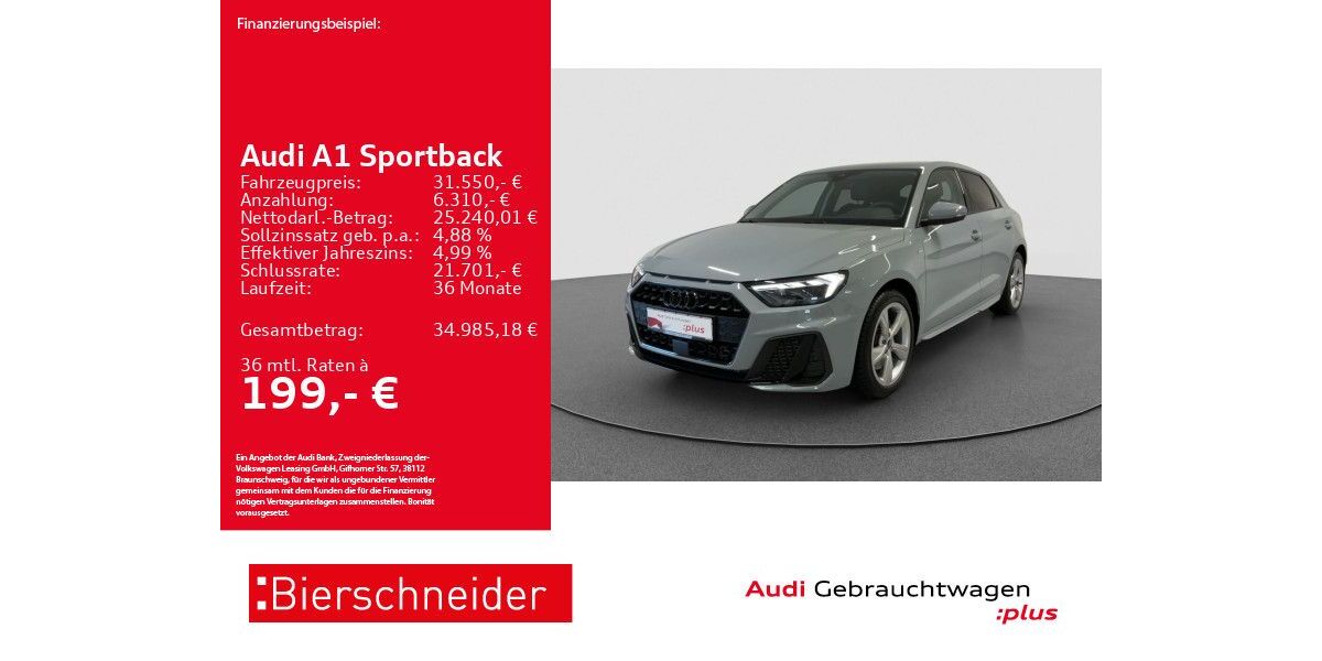 Audi A1 11.653 km 31.550 &euro; Aalen 73431