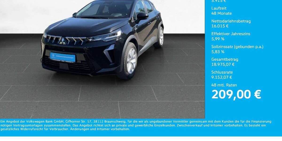 Mitsubishi ASX 8.957 km 19.930 &euro; Wesel 46485