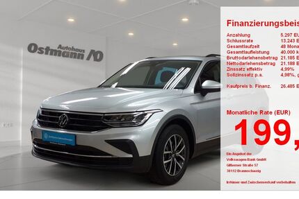 VW Tiguan 16.099 km 26.485 &euro; Melsungen 34212