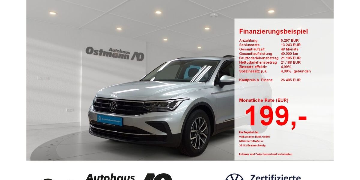 VW Tiguan 16.099 km 26.485 &euro; Melsungen 34212