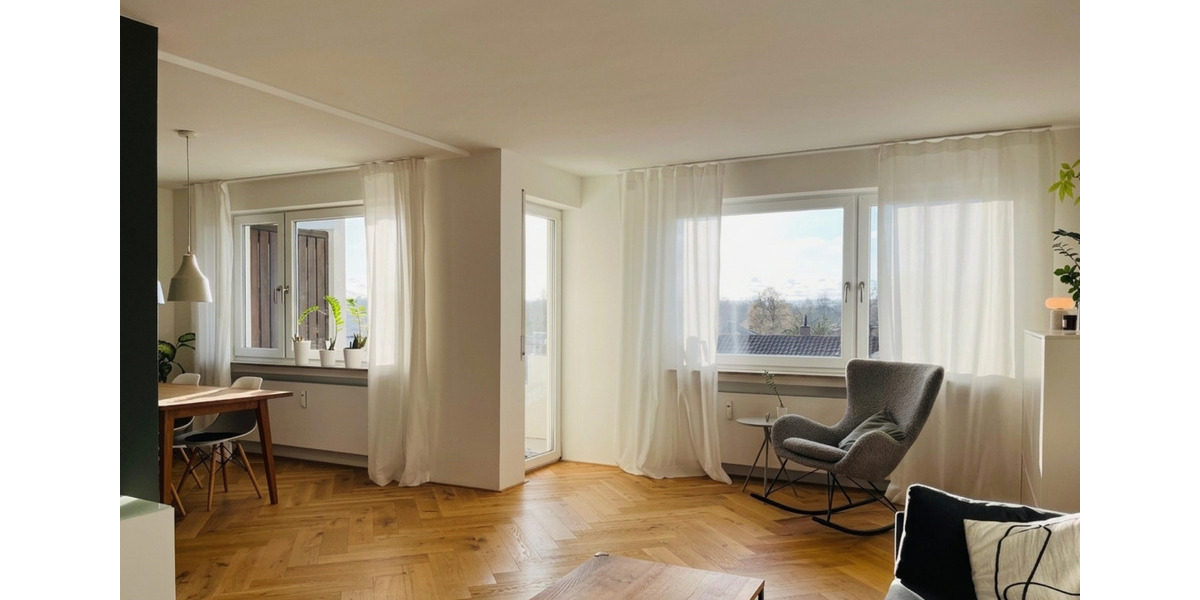 Dachgeschoßwohnung Neu-Ulm Ludwigsfeld - 3.5 Zimmer, 82 m&sup2;, 379.000&euro; | Angebot:25446738