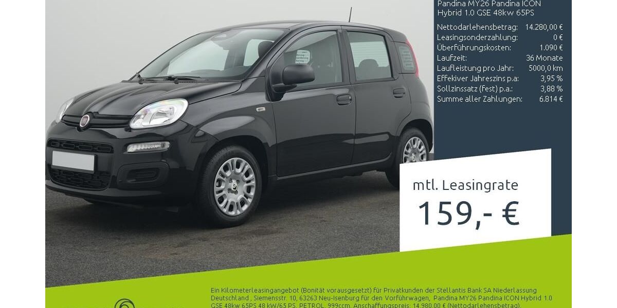 Fiat Panda 4.500 km 13.980 &euro; Borken 46325