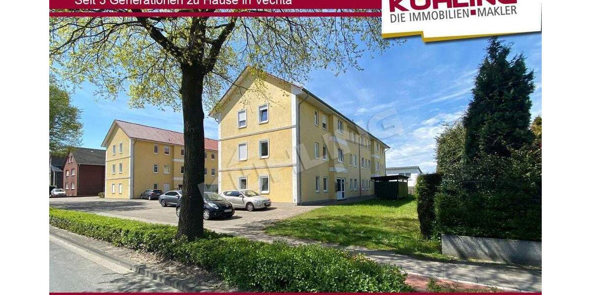 Etagenwohnung Vechta - 2 Zimmer, 50 m&sup2;, 139.000&euro; | Angebot:25777485