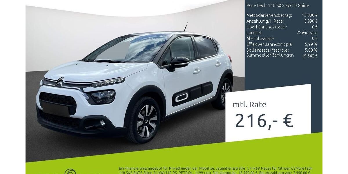 Citroen C3 11.635 km 16.990 &euro; Stuhr 28816