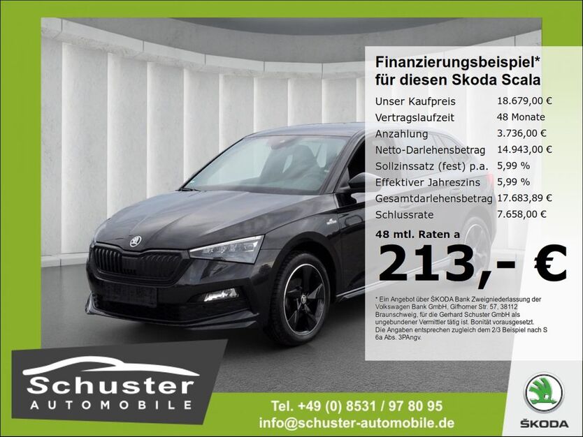 Skoda Scala 74.192 km 18.679 € Ruhstorf 94099