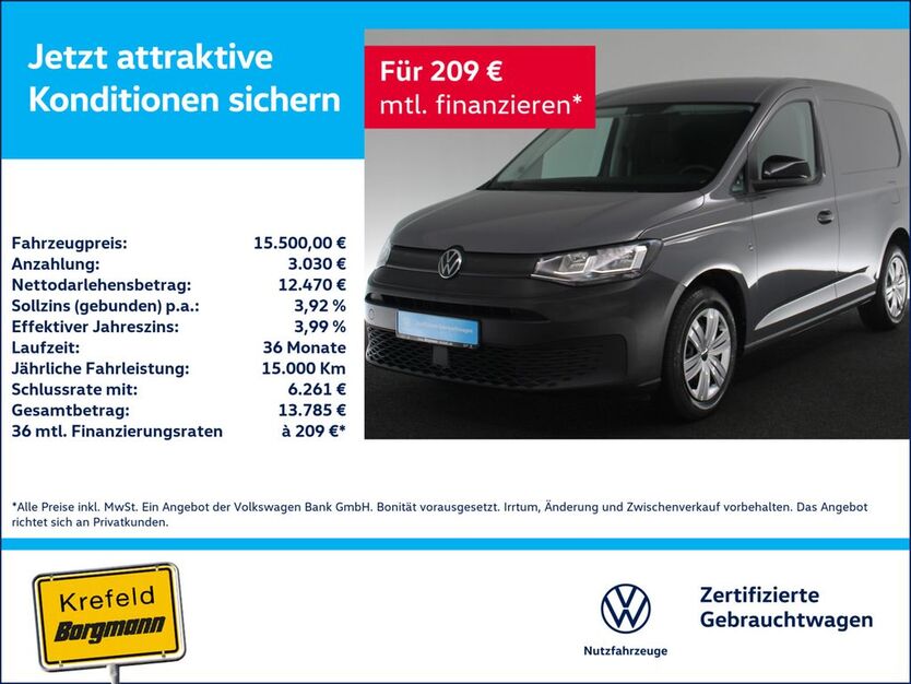VW Caddy 116.073 km 15.500 € Krefeld 47803