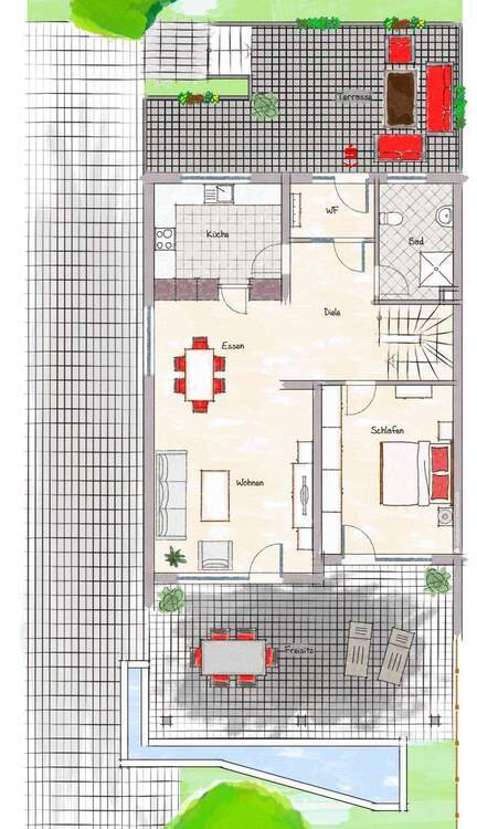 DHH in Erlangen - Kosbach...gut gelegen, Vorrath-Bau 6 zimmer