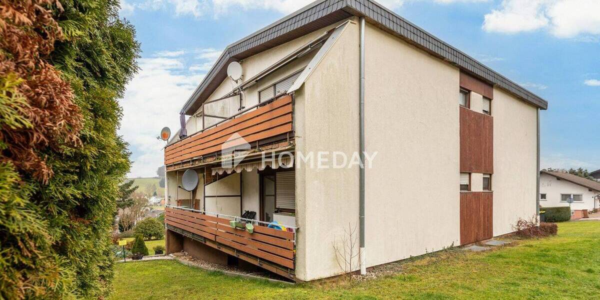 Etagenwohnung Hirzenhain Glashütten - 2 Zimmer, 54 m&sup2;, 79.000&euro; | Angebot:25773320