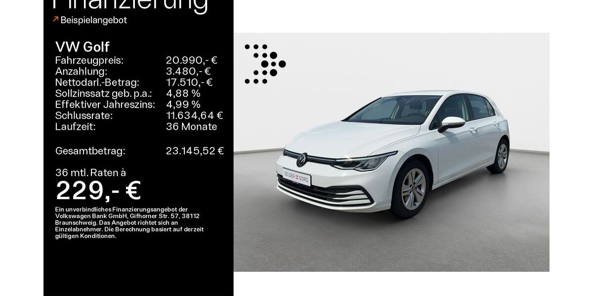 VW Golf 66.200 km 18.380 &euro; Ebern 96106