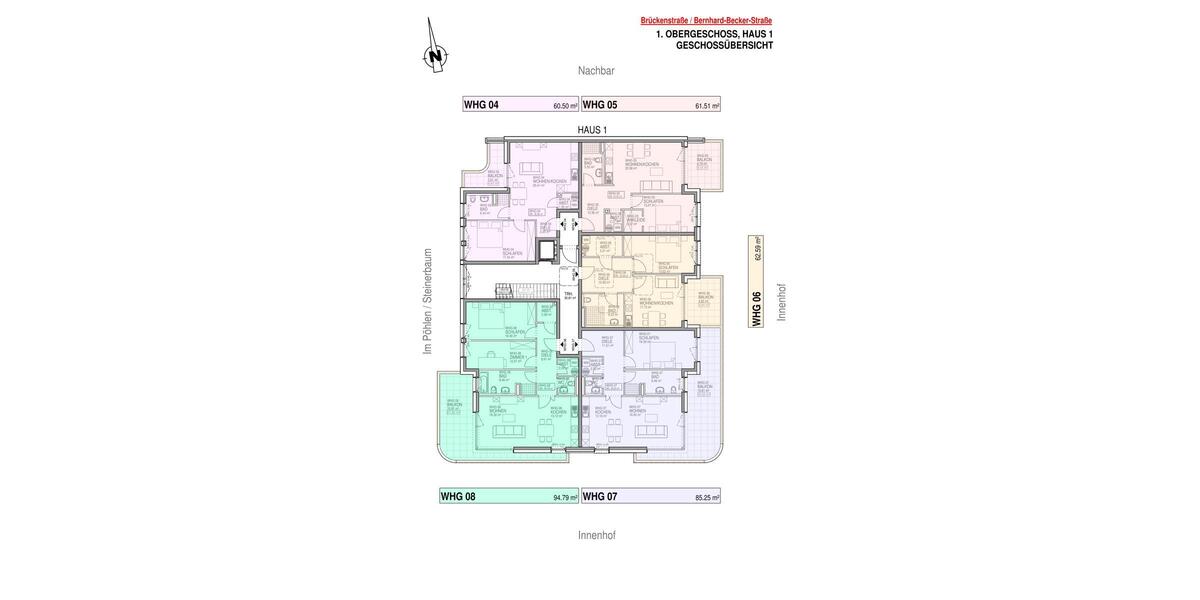 Modernes Wohnen Schweich-Stadtmitte im KFW 40 Energiesparhaus -KFW Darlehen ab 1,3 % - Etagenwohnung Schweich | Angebot:23835589