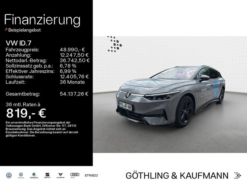 VW ID.7 10.000 km 48.990 € Hofheim 65719