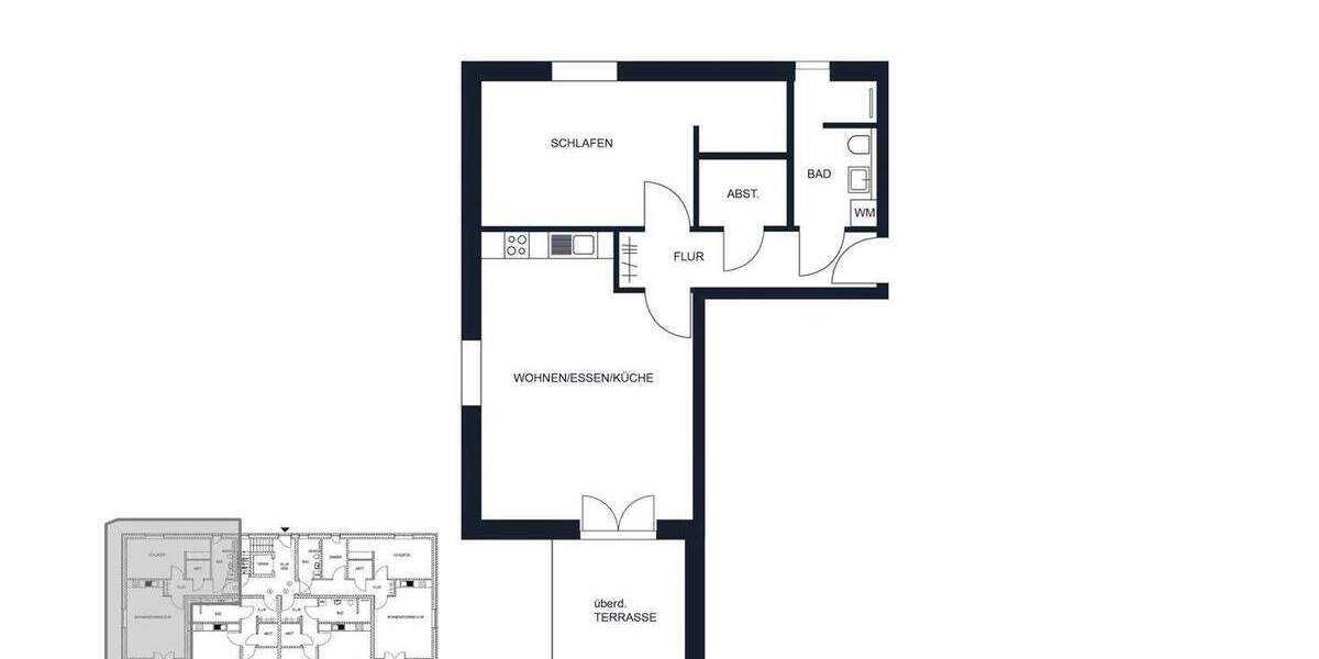 Etagenwohnung Fredenbeck - 2 Zimmer, 67 m&sup2;, 294.000&euro; | Angebot:25689040