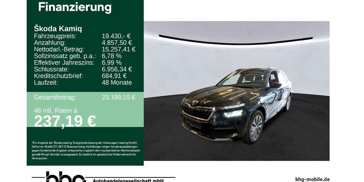 Skoda Kamiq 51.498 km 19.430 &euro; Freudenstadt 72250