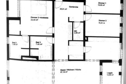 Großzügige, neuwertige 4-Zimmer Wohnung mit 2 Loggias, 180m2 4 zimmer