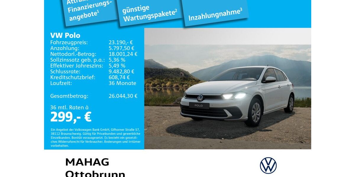 VW Polo 3.000 km 23.190 &euro; Ottobrunn 85521