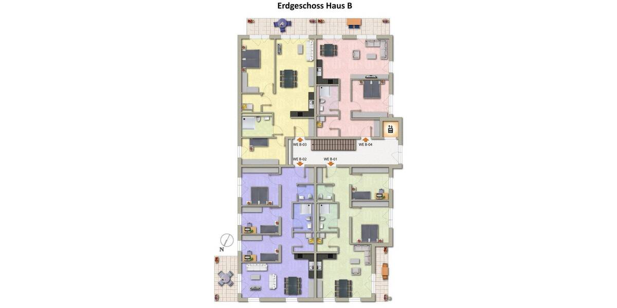 Etagenwohnung Treis-Karden Treis - 3 Zimmer, 96 m&sup2;, 371.063&euro; | Angebot:23964030