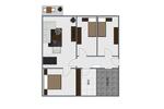 Etagenwohnung Sangerhausen - 4 Zimmer, 72 m&sup2;, 386&euro; | Angebot:25374488