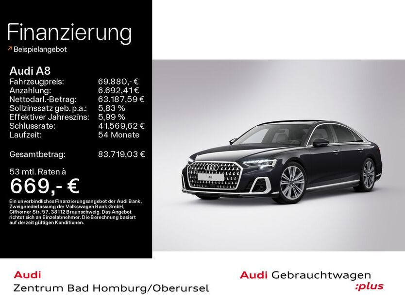 Audi A8 25.845 km 69.880 € Oberursel 61440
