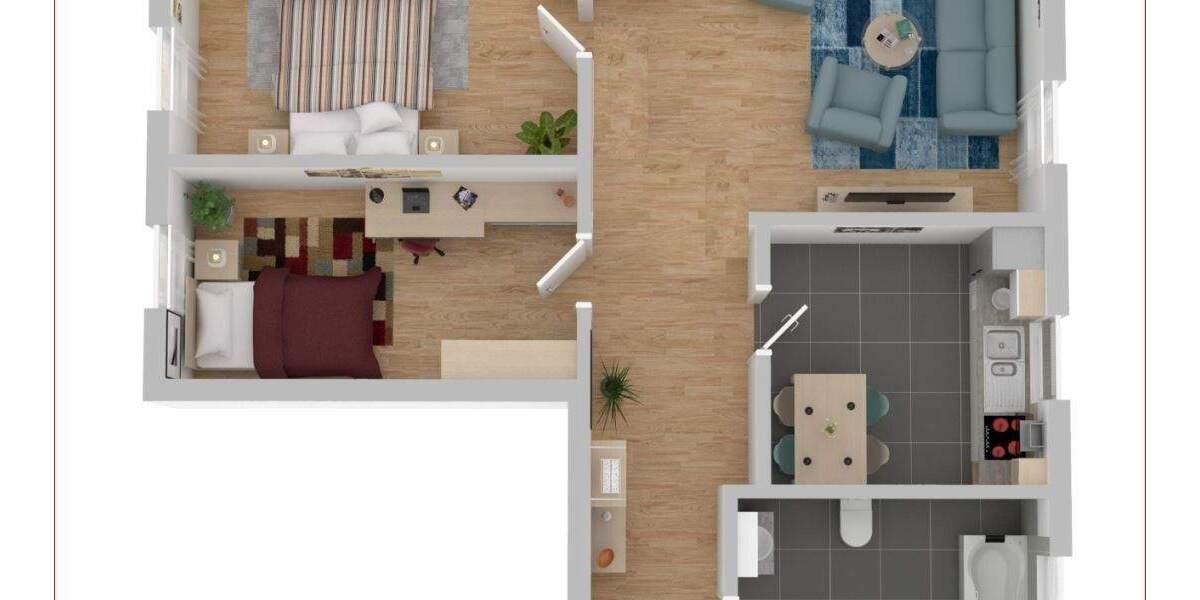 Etagenwohnung Brand-Erbisdorf / Langenau Langenau - 3 Zimmer, 68 m&sup2;, 59.000&euro; | Angebot:25770228